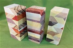 Eclectic Segmented Blanks - 3 Each Assorted ~ 2" x 2" x 5 3/8" ~ $24.99 #765A